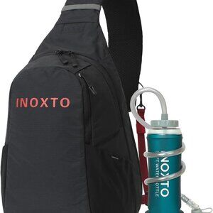 Lightweight Sling Backpack with Waterproof Design & 500ML Soft Flask Included